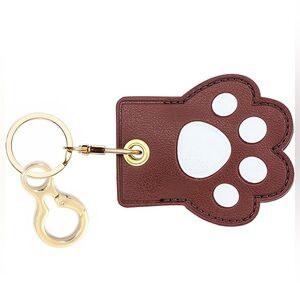 Leather Paw AirTag Keychain Or Bag Charm